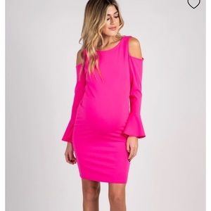 Pink Blush Pink Maternity Dress